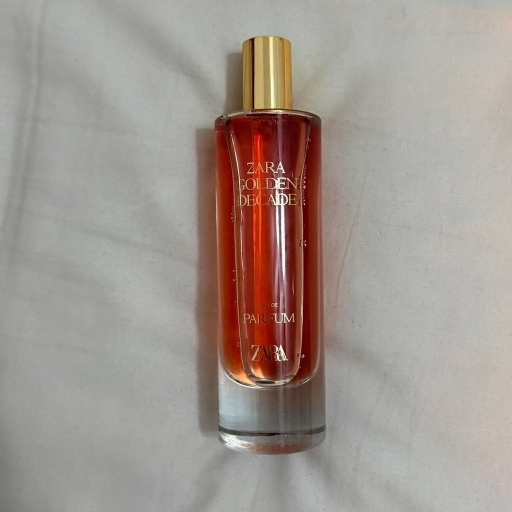 ZARA Golden Decade Parfum - Amber/Gold Bottle